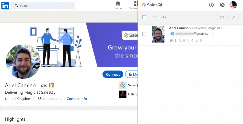 SalesQl tool screenshot