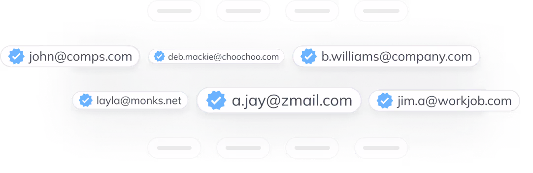 Floating verified contact pills decoration