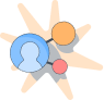 Marketers segmenting audiences illustration