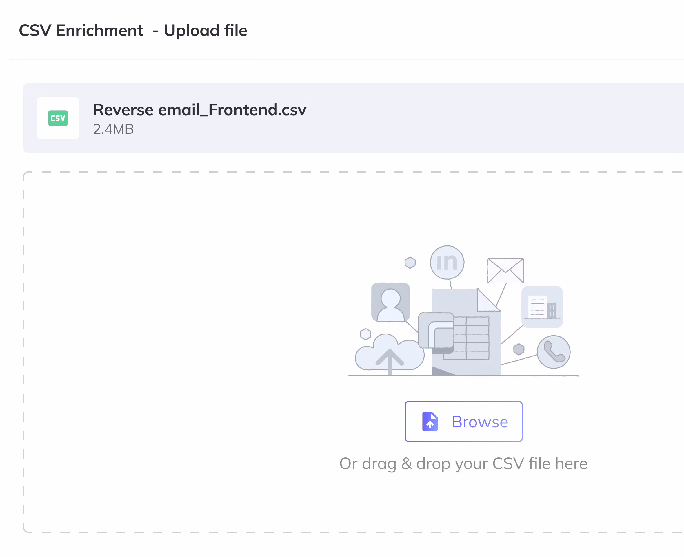 Enrichissez vos contacts en quelques minutes